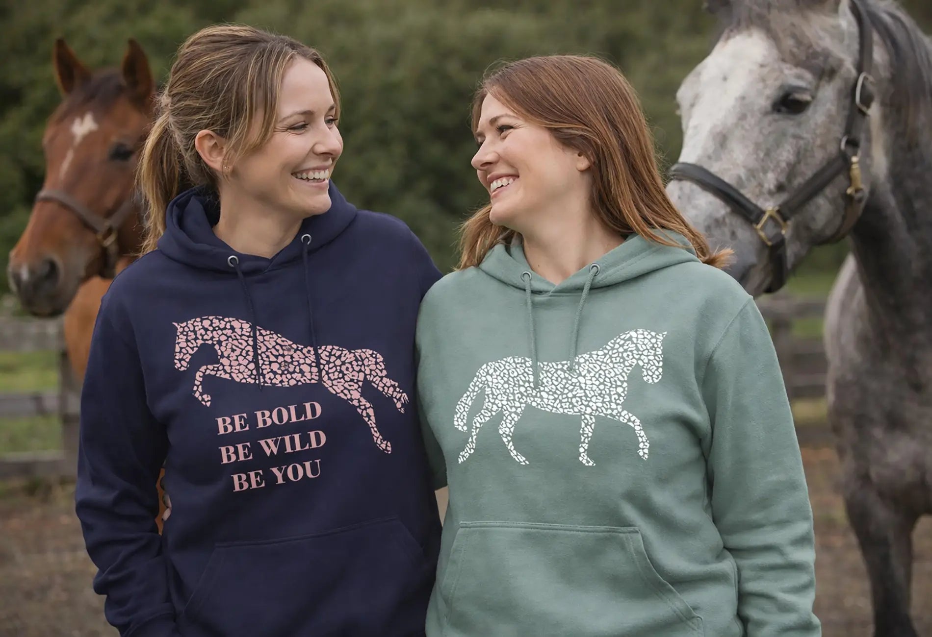 Ladies Horse Hoodies