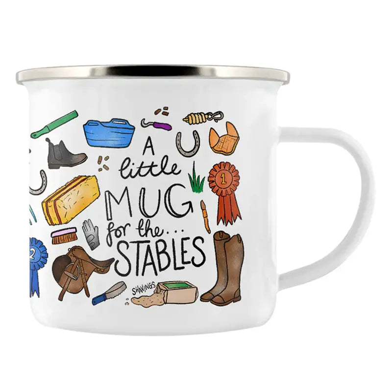 A Little Mug For The Stables Enamel Mug 