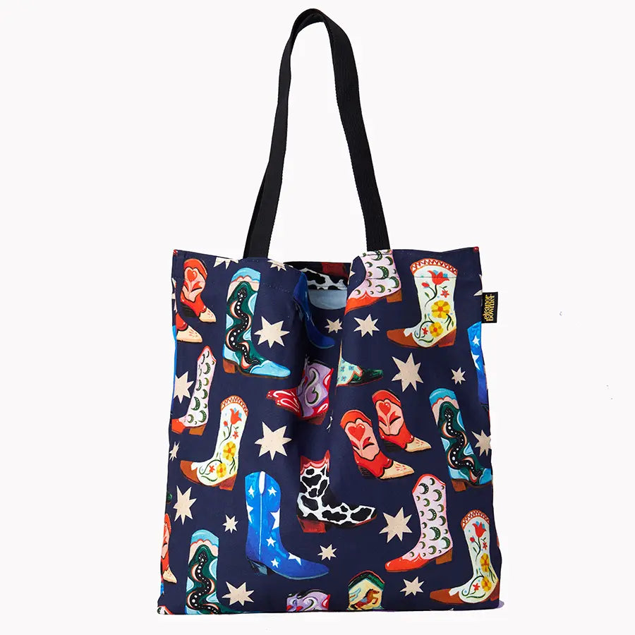 Cowboy Boots Tote Bag - Eleanor Bowmer