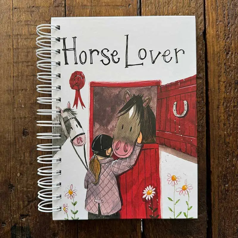 Horse Lover Spiral Journal - Alex Clark Art 