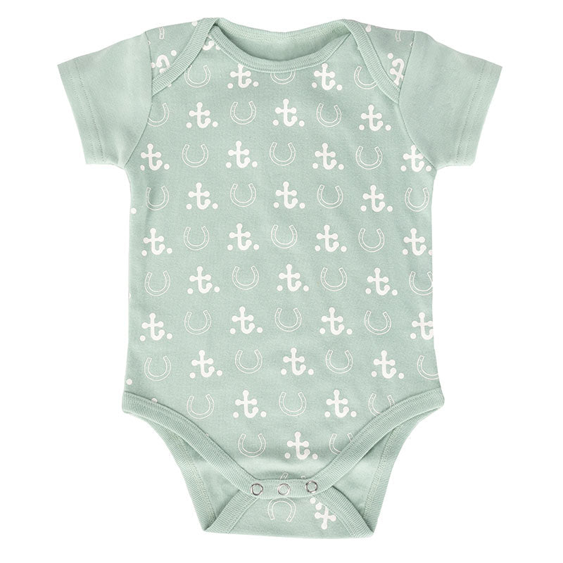 Hy Equestrian Thelwell Green Baby Grow
