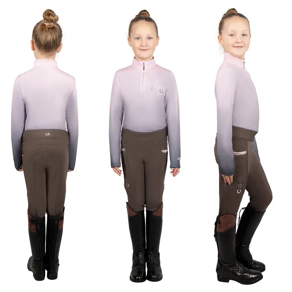 Hy Equestrian Lucky Pony Riding Tights and Base Layer - Children's