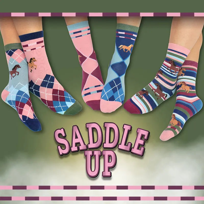 Ladies Saddle Up Oddsocks