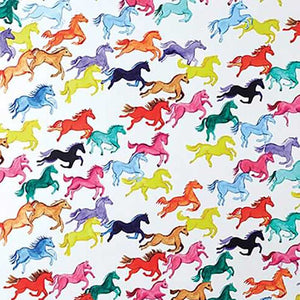 Gift wrap option: Rainbow Horses