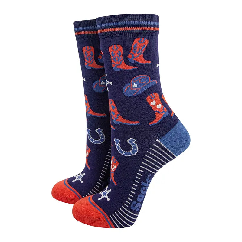 The Wild West Cowgirl Bamboo Socks