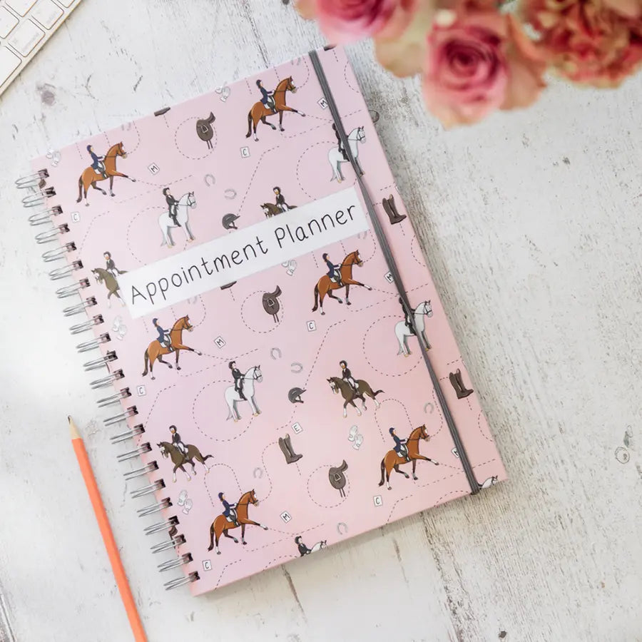 Dressage Design A4 Appointment Planner - Emily Cole Illustrations