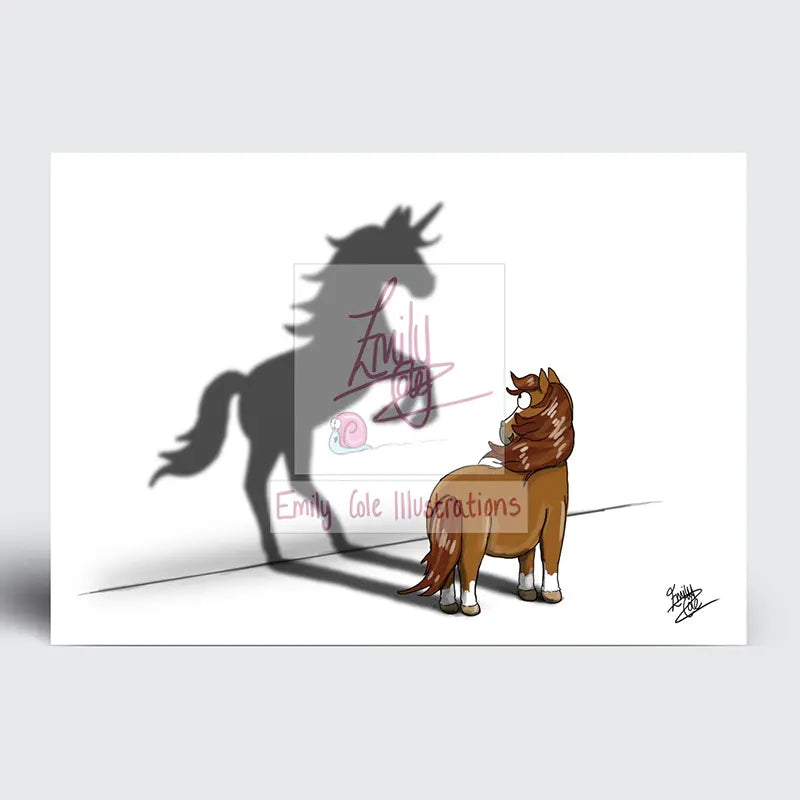 Believe in Yourself Greetings Card - Emily Cole Illustrations