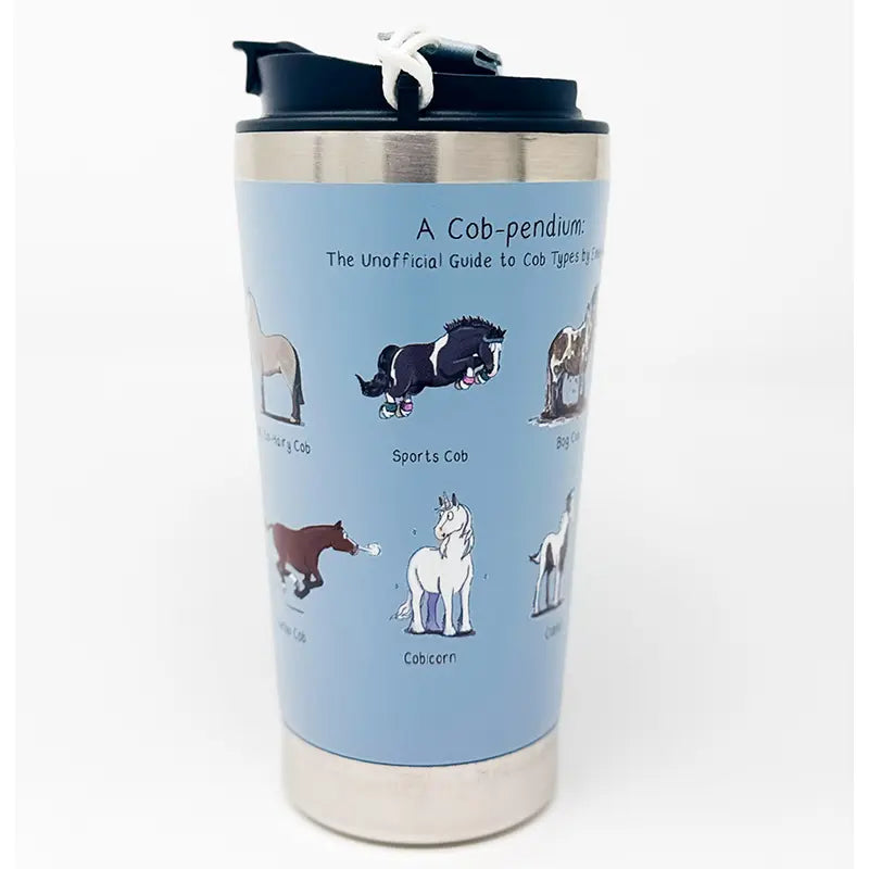 ‘Cob-pendium’ Travel Mug Design - Emily Cole Illustrations