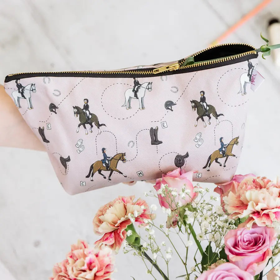 Dressage Wash Bag Design  - Emily Cole Illustrations 