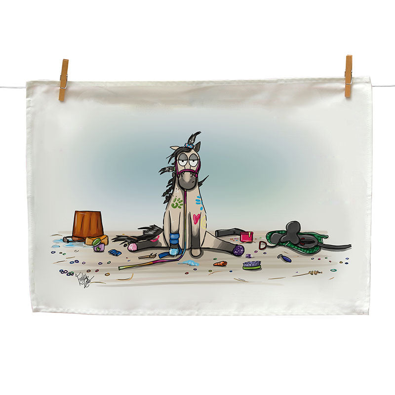 Pony Camp Tea Towel - Emily Cole Illustrations