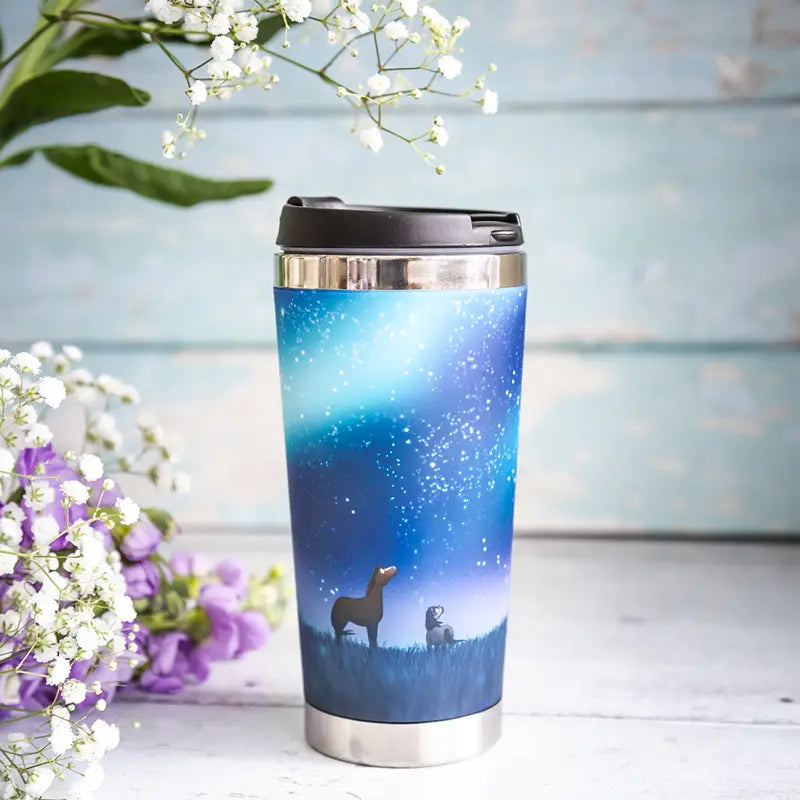 Emily Cole Aurora Travel Mug Lifestyle 