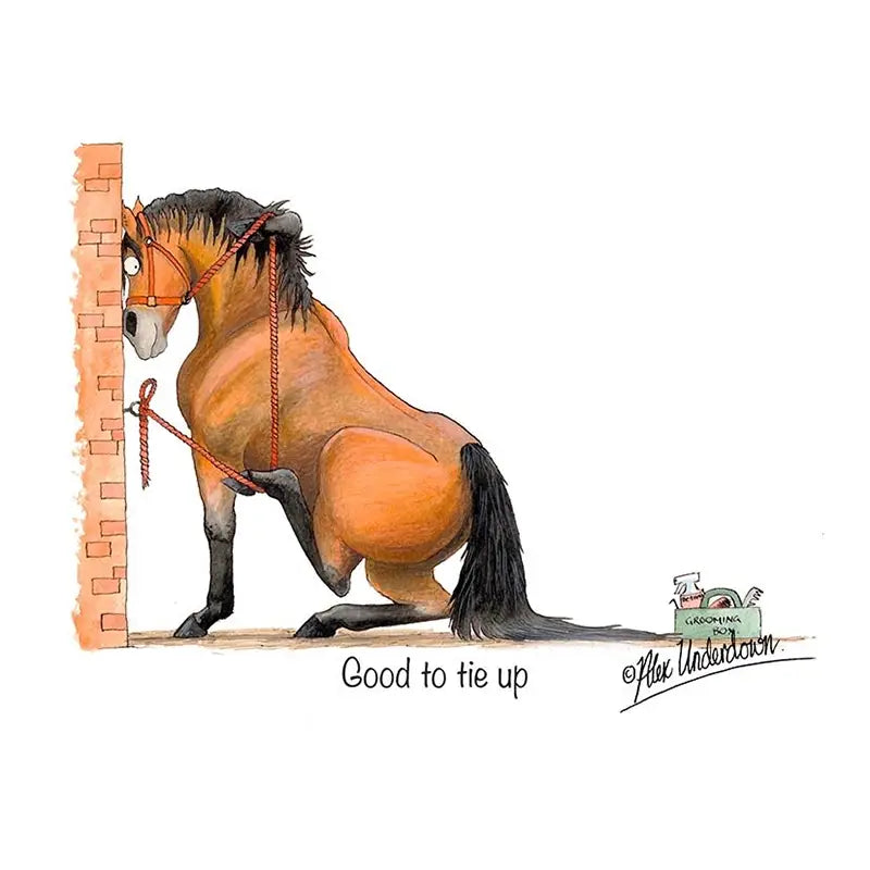 Good to Tie Up Greetings Card - Alex Underdown