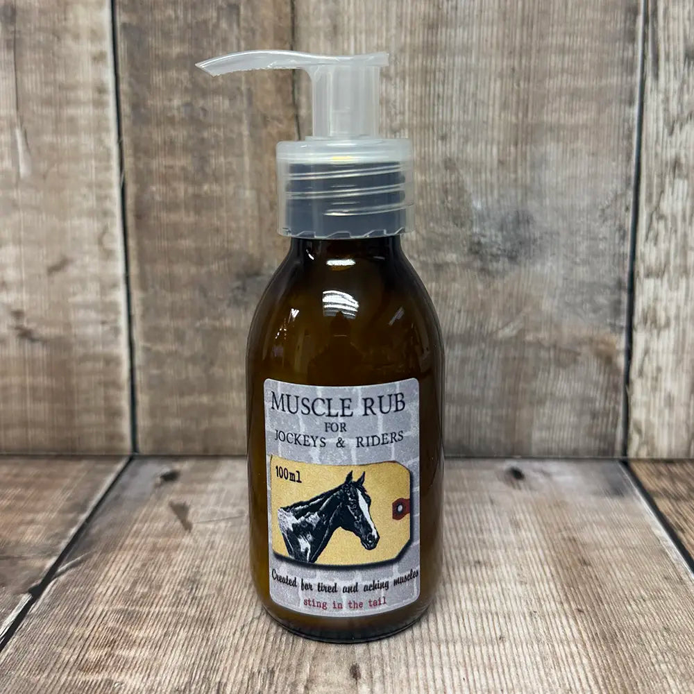 Horse Rider's Muscle Rub Bottle 