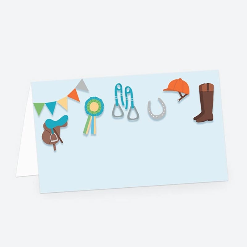 Horse Riding Party Food Labels 