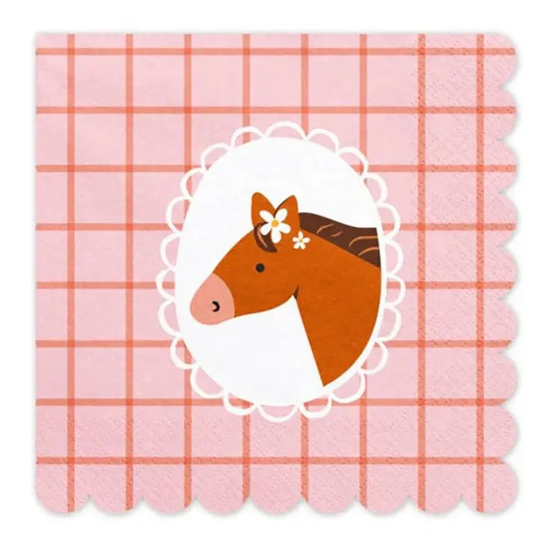 Horse Party Napkins - Pack of 12 