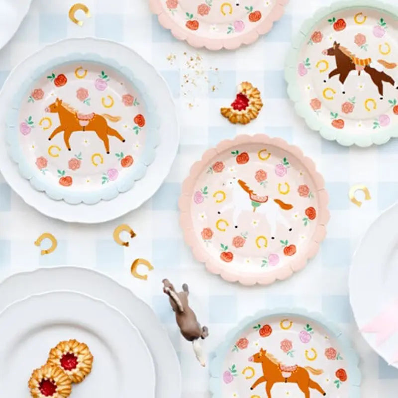 Horse Party Plates - Pack of 6 