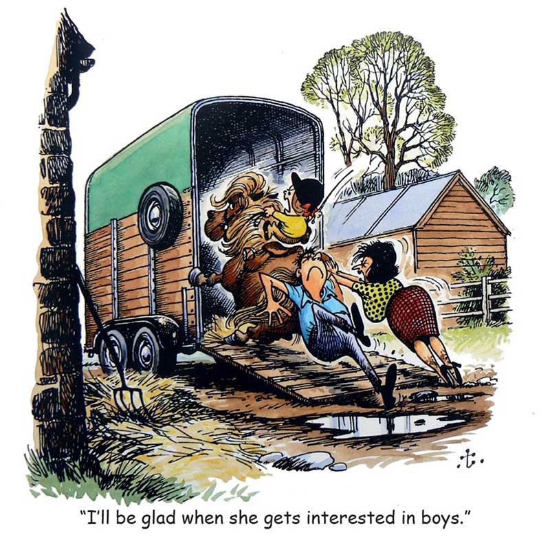 Thelwell Difficult to Load Greetings Card