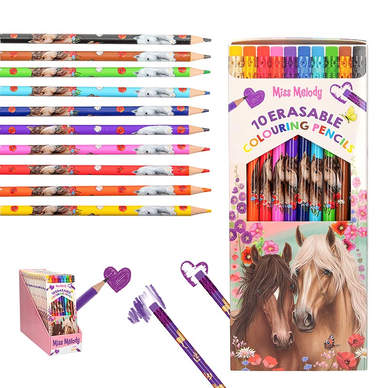Miss Melody Erasable Colouring Pencils