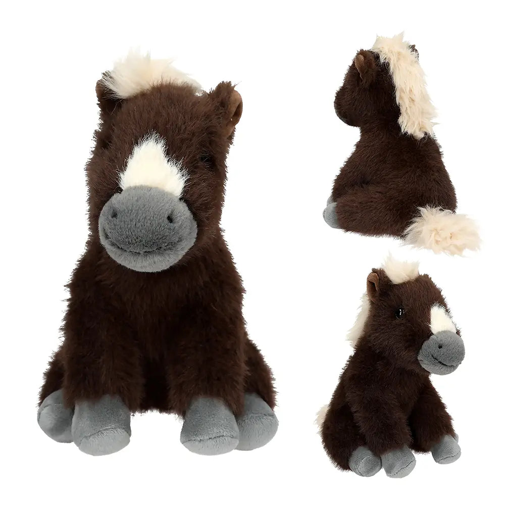 Miss Melody Plush Horse Brown 20 cm