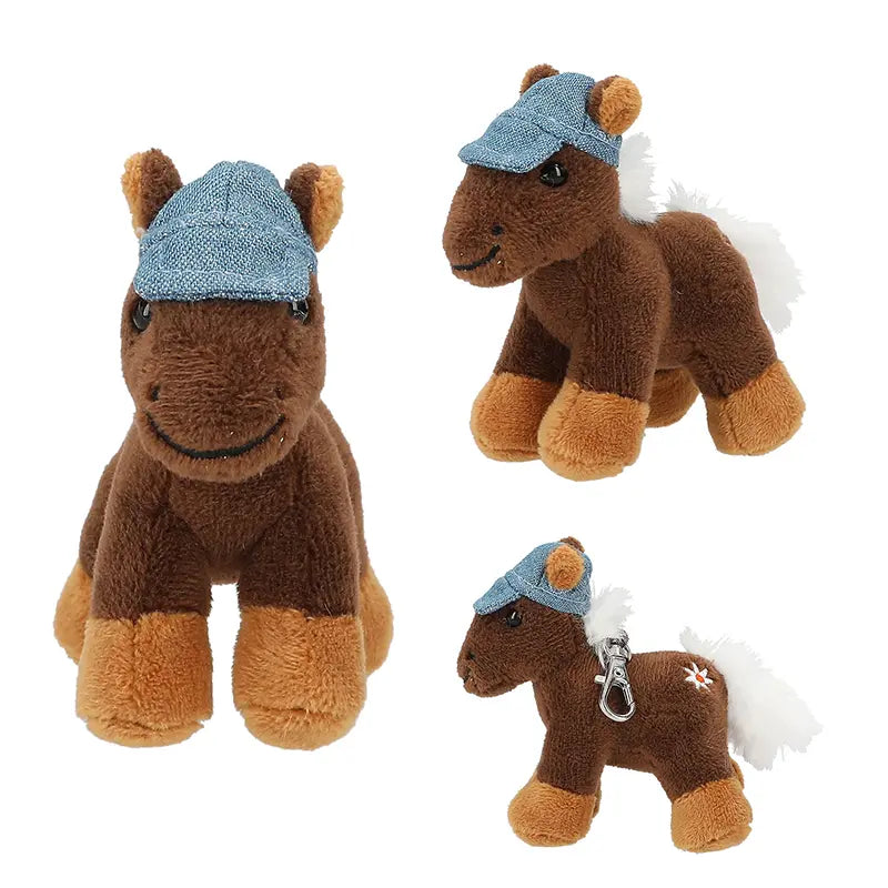 Miss Melody Small Plush Horse Keyring / Pendant - Brown Pony 
