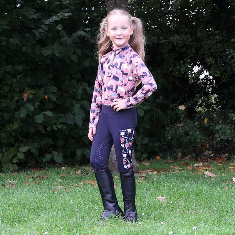 Pony Passion Children's Riding Tights Outfit 
