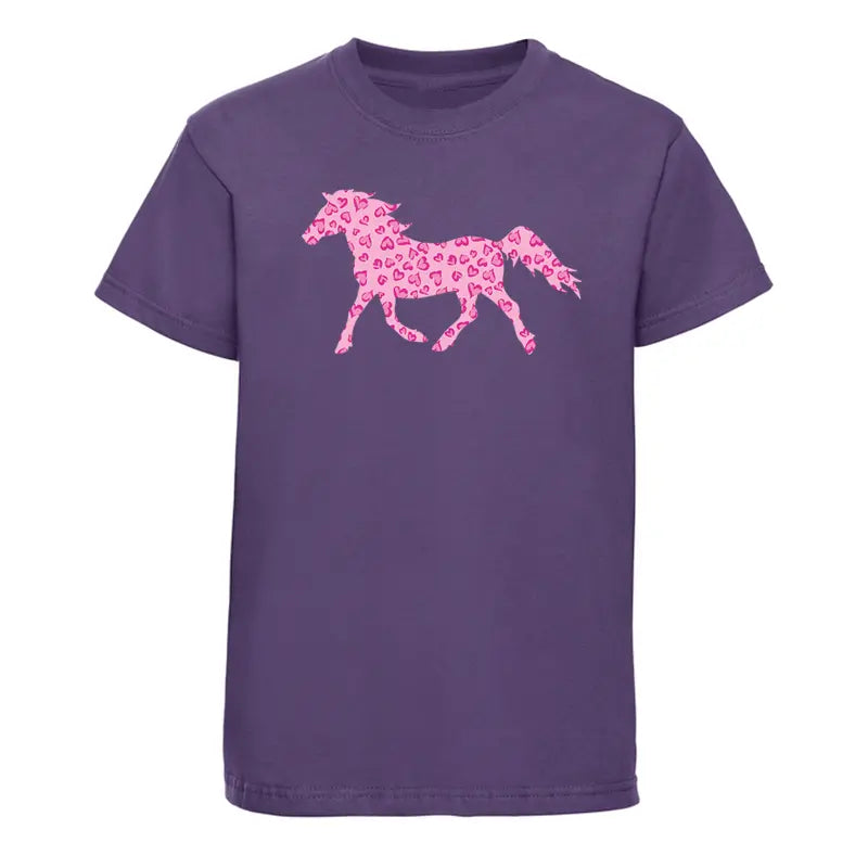 Pony Love Purple Children's T Shirt