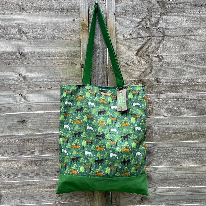 Horses Tote Bag - Samantha Hall Designs 