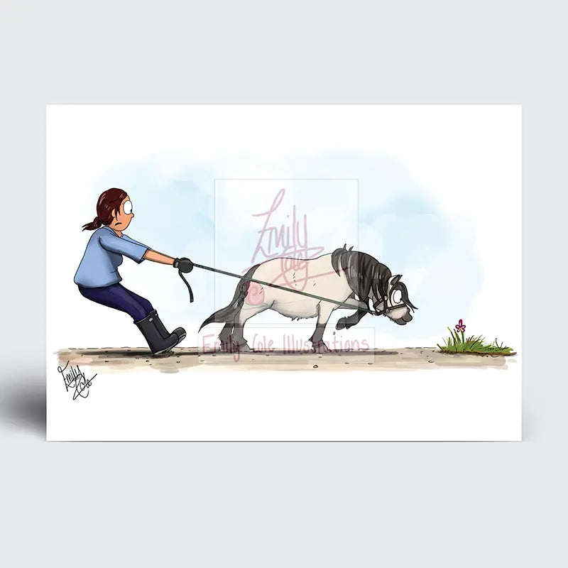 Snack Related Detour Greetings Card - Emily Cole Illustrations