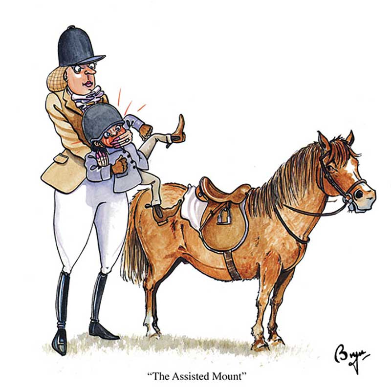 Bryn Parry The Assisted Mount Greetings Card