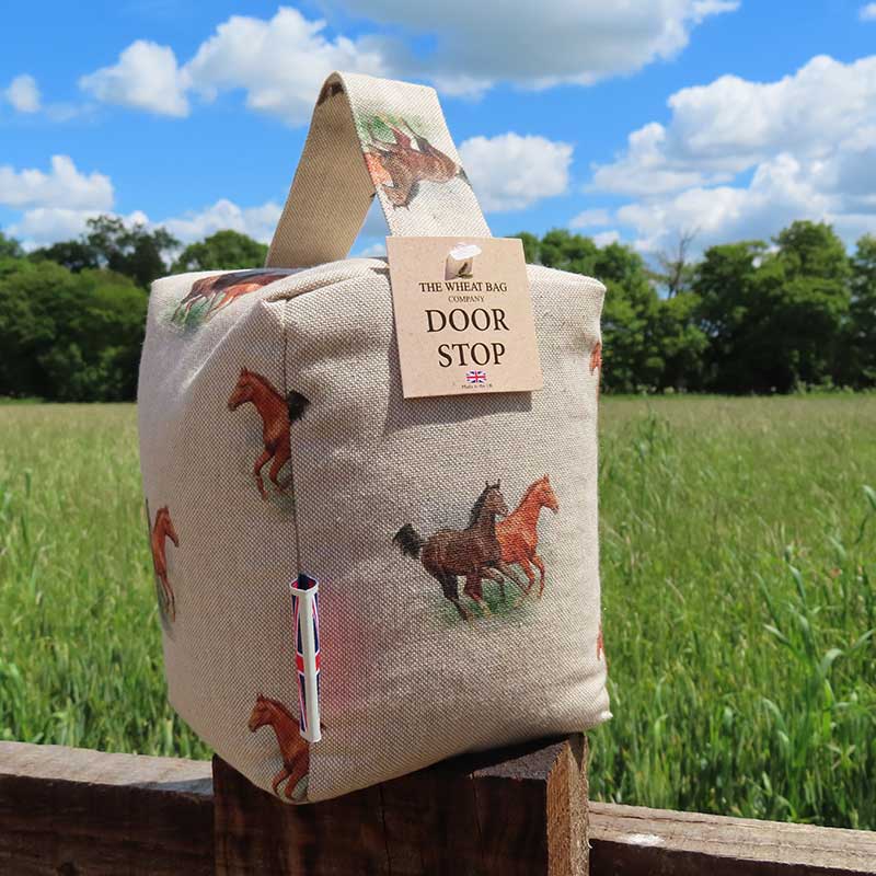 Galloping Horses Door Stop