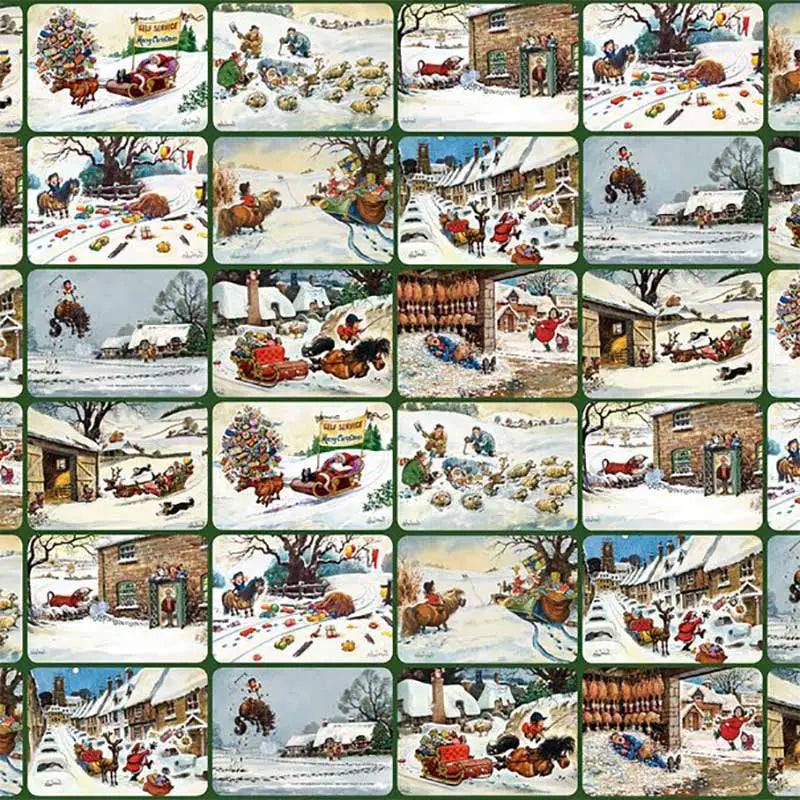 Thelwell Christmas Wrapping Paper - 1 Sheet