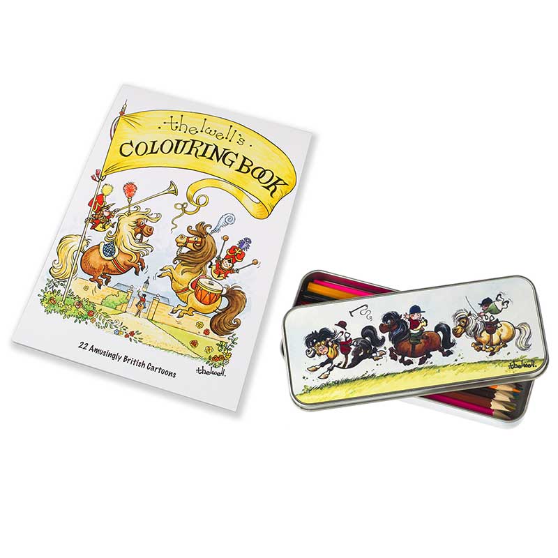 Thelwell Colouring Book Set