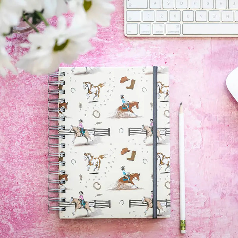 Western Horse A5 Hardback Notebook - Emily Cole Illustrations