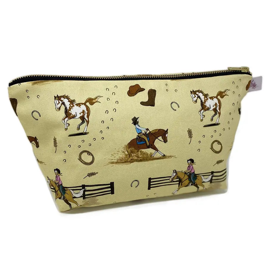 Western Horse Wash Bag - Emily Cole Illustrations