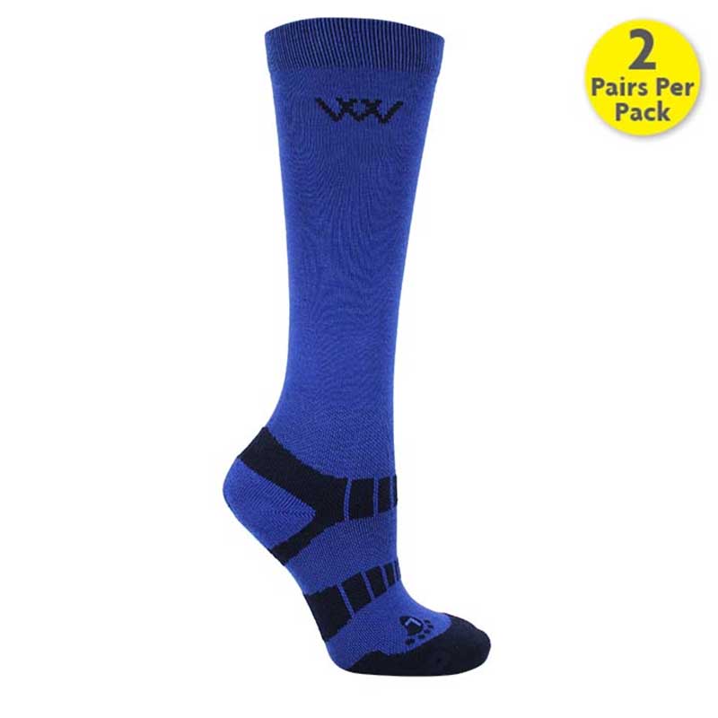 Woof Wear Young Rider Pro Socks - Electric Blue 