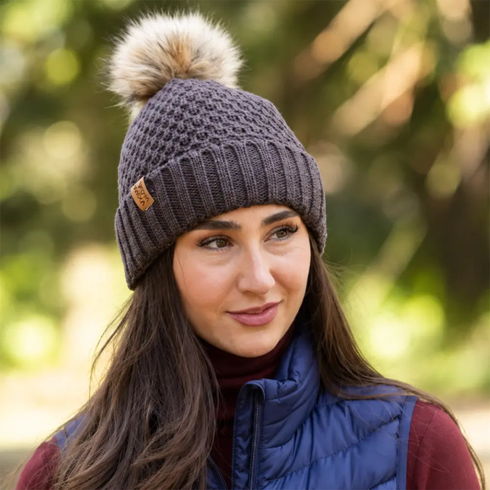 Woof Wear Chunky Knit Beanie - Chocolate