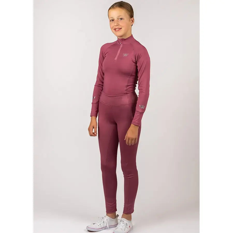 Woof Wear Young Rider Pro Tights – Rose