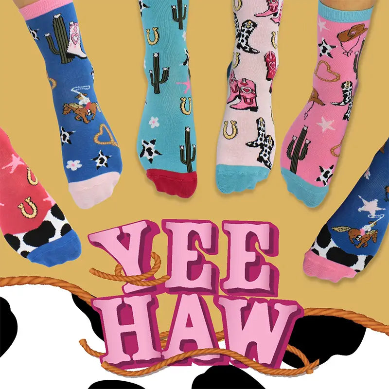 Yee Haw Children's Socks Set Designs 
