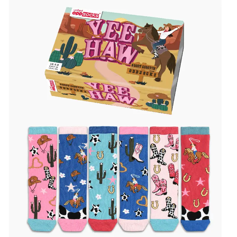 Ladies Yee Haw Oddsocks